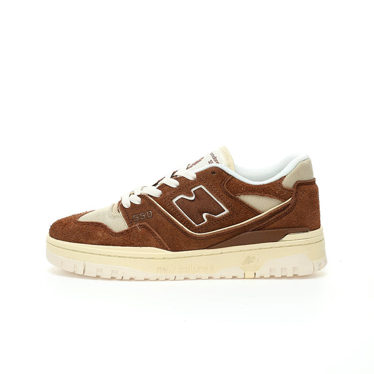 Aimé Leon Dore x New Balance 550 in Mocha Brown & Cream – Retro Low-Top Casual Sneakers