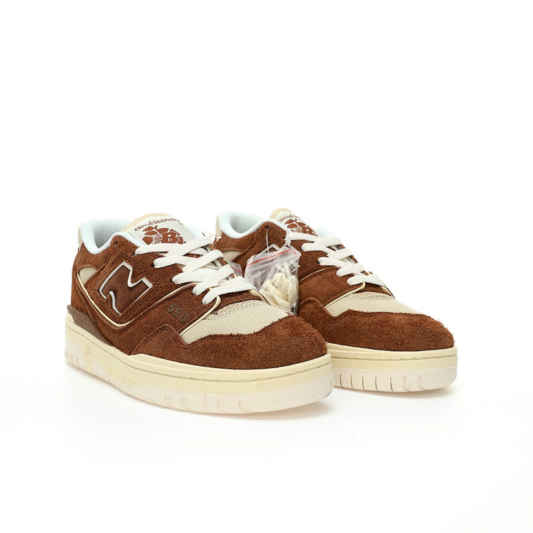 Aimé Leon Dore x New Balance 550 in Mocha Brown & Cream – Retro Low-Top Casual Sneakers