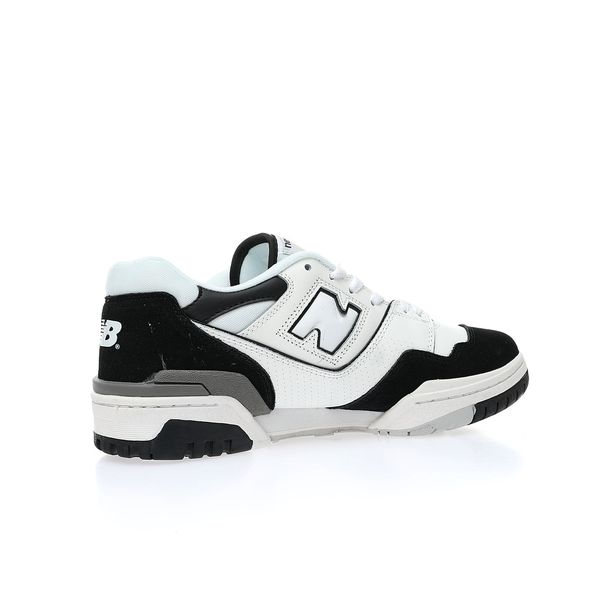 New Balance 550 in White, Grey & Deep Green – Retro Low-Top Court-Inspired Casual Sneakers
