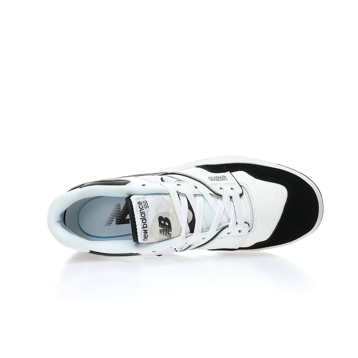 New Balance 550 in White, Grey & Deep Green – Retro Low-Top Court-Inspired Casual Sneakers