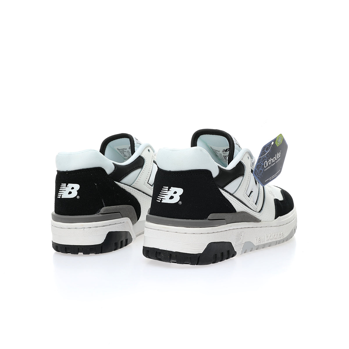 New Balance 550 in White, Grey & Deep Green – Retro Low-Top Court-Inspired Casual Sneakers