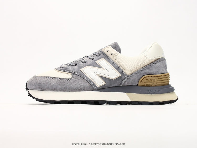 New Balance 574 in Grey & White – Retro Low-Top Lifestyle Sneakers