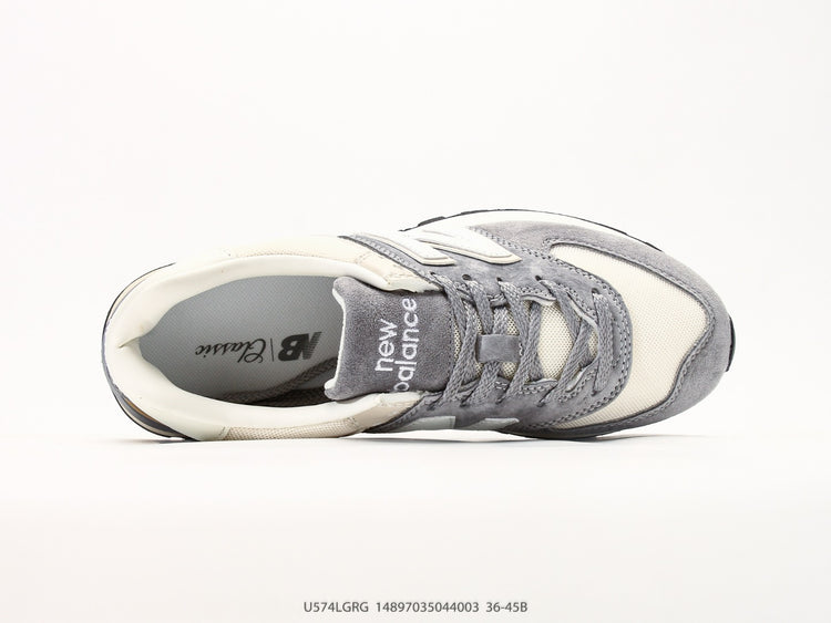 New Balance 574 in Grey & White – Retro Low-Top Lifestyle Sneakers