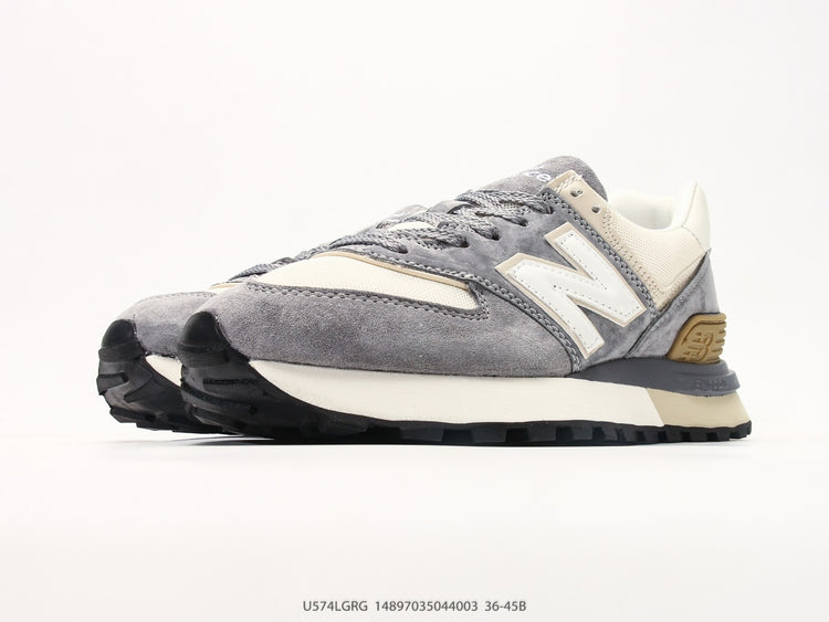 New Balance 574 in Grey & White – Retro Low-Top Lifestyle Sneakers