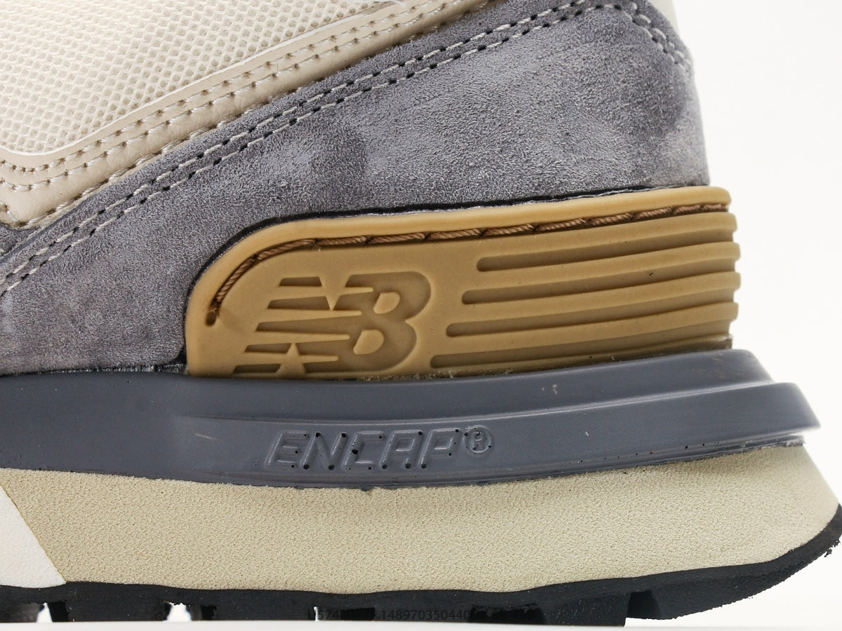 New Balance 574 in Grey & White – Retro Low-Top Lifestyle Sneakers