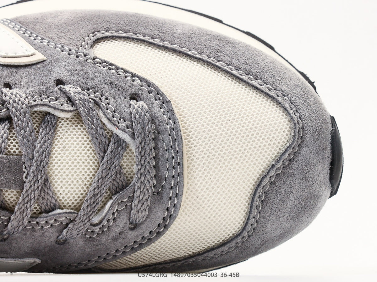 New Balance 574 in Grey & White – Retro Low-Top Lifestyle Sneakers