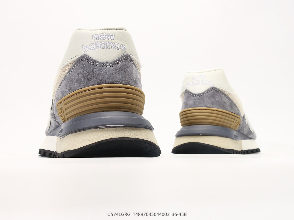 New Balance 574 in Grey & White – Retro Low-Top Lifestyle Sneakers
