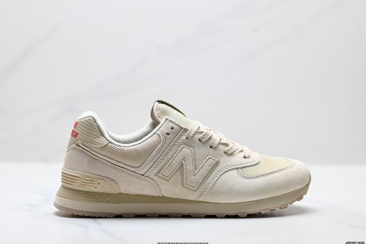 New Balance 574 in Beige & Cream – Retro Low-Top Lifestyle Sneakers