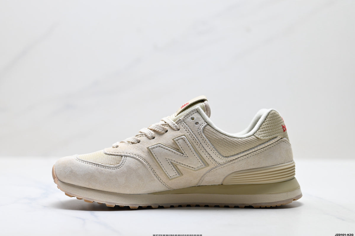 New Balance 574 in Beige & Cream – Retro Low-Top Lifestyle Sneakers