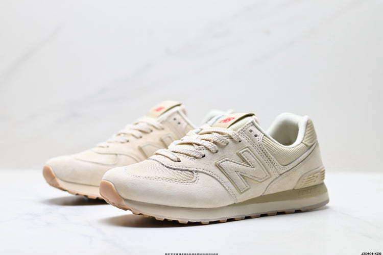 New Balance 574 in Beige & Cream – Retro Low-Top Lifestyle Sneakers