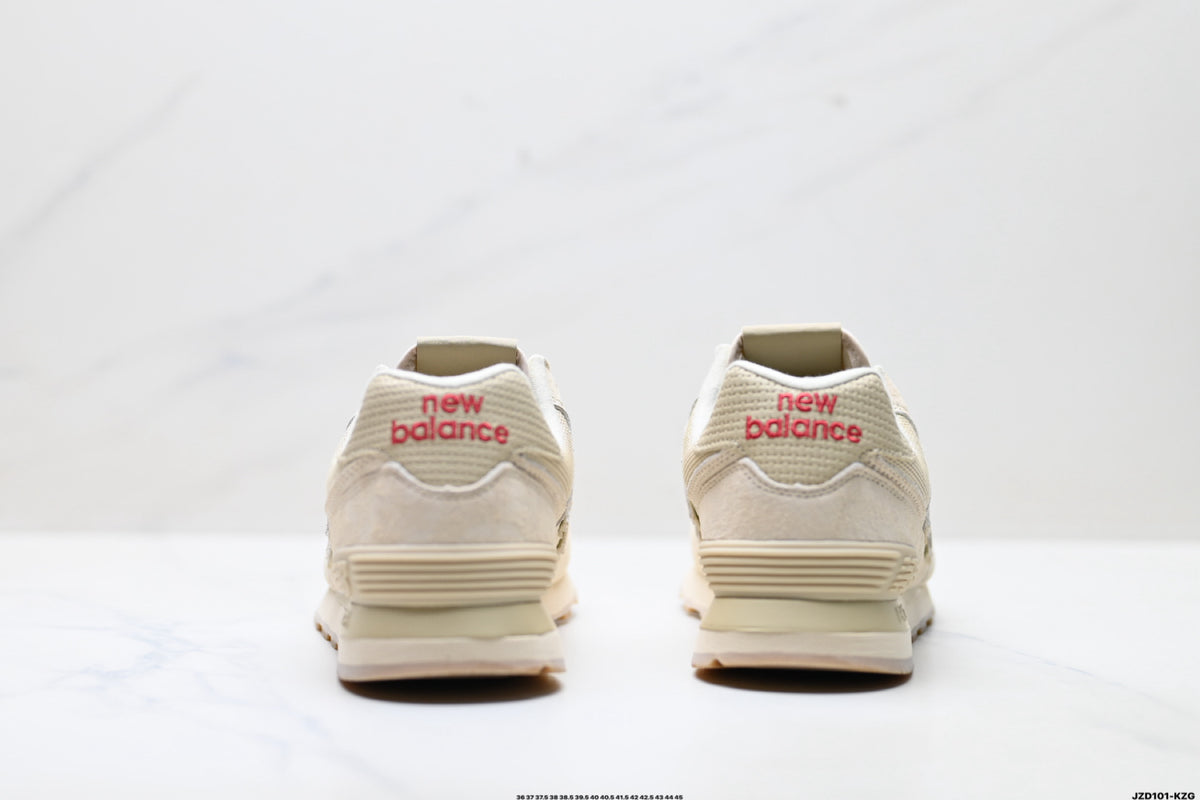 New Balance 574 in Beige & Cream – Retro Low-Top Lifestyle Sneakers