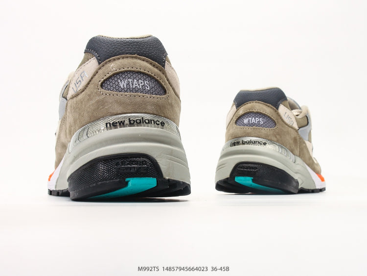 New Balance 992 in Taupe & Grey – Retro Running-Inspired Low-Top Sneakers for Casual Streetwear